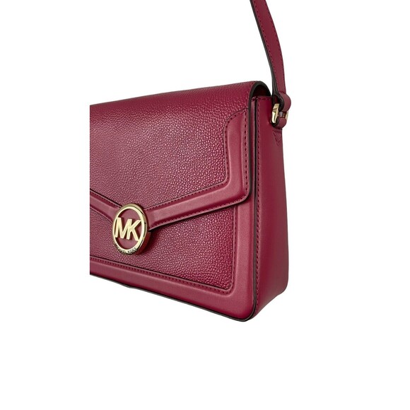 Michael Kors Jessie Medium Shoulder Crossbody Bag Berry Pink NEW - Picture 4 of 7